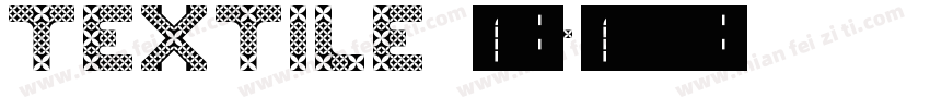 textile 食品字体转换